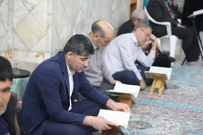 ترتیل‌خوانی قرآن در آستان امام زاده سید حمزه(ع) تبریز