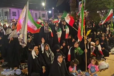هفتاد و ششمین شب از تجمع خون‌خواهانه و انقلابی مردم بابلسر