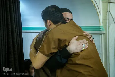 مراسم خداحافظی معتکفین