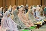 مراسم معنوی اعتکاف در مسجد دانشگاه تبریز