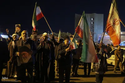 تجمع دانشجویان دانشگاه شیراز در حمایت از ایران مقتدر