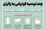 اطلاع‌نگاشت | چند توصیه گوارشی برای زائران در مسیر پیاده‌روی اربعین