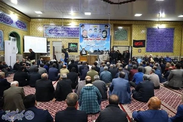 آیین هفتمین روز درگذشت جانباز شهید سید حبیب الله حسینی در روستای ورکلا میاندورود