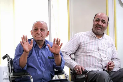 دیدار سربرست حجاج ایرانی با جانبازان