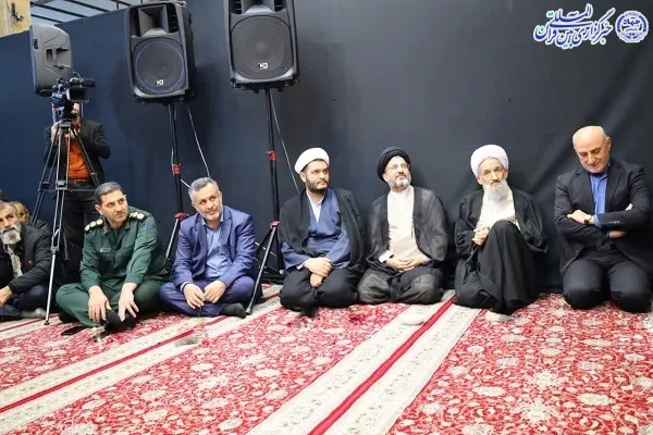 آیین تجلیل از خادمان حسینی موکب باب المراد شهرستان محمودآباد