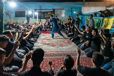 حسینیه ایران؛ عزاداری شب هفتم محرم‎‎