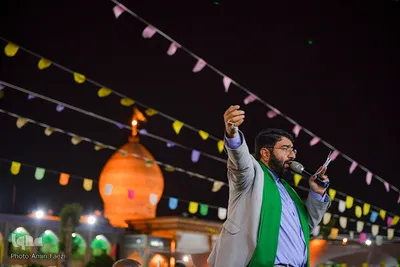 شب میلاد امام رضا در حرم شاهچراغ (ع)‎‎