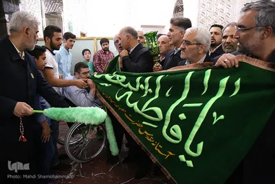 آیین افتتاحیه بزرگداشت دهه کرامت استان تهران