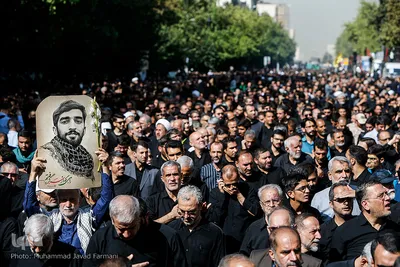 تشییع پیکر ۱۳۵ شهید گمنام دفاع مقدس