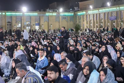 احیای بیست و سوم رمضان در آستان مقدس حضرت عبدالعظيم الحسني(ع)
