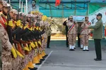 استقبال از چهار شهید گمنام دوران دفاع مقدس در یزد