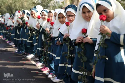 تشییع پیکرهای مطهر دو شهید گمنام دفاع مقدس در شهرک آسمان پایگاه یکم شکاری مهرآباد