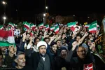 اجتماع شبانه مردم اصفهان در میدان شهید علیخانی ملک‌شهر