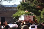 مراسم تشییع و تدفین شهید گمنام در دانشگاه هنر اسلامی تبریز‎