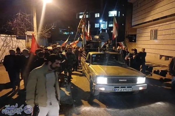 بیعت و خونخواهی مردم سنگده در شب چهارم فروردین