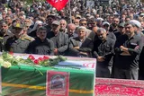 عکس  |  مراسم تشییع پیکر شهید مدافع امنیت «محمد حسن‌بیگی»