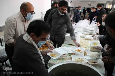 طبخ و توزیع ۲۰۰۰ پرس غذای گرم بین نیازمندان شهرستان اهر