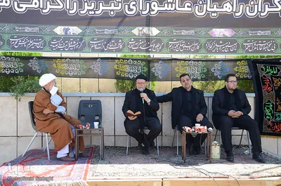 عزاداری مردم تبریز در روز تاسوعا