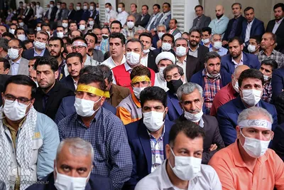 دیدار جمعی از کارگران با رهبر انقلاب