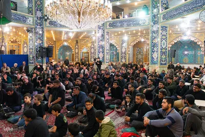 مراسم عزاداری شهادت حضرت زهرا(س) در حسینیه بنی‌فاطمه(س) اصفهان
