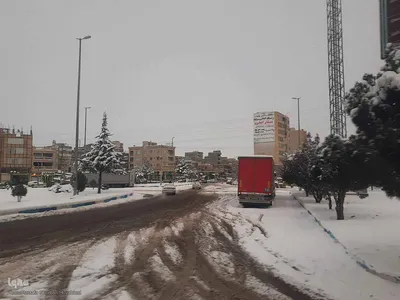 طبیعت برفی مناطق شهری و روستایی اهر