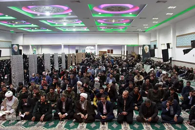 مراسم بزرگداشت سومین سالگرد شهادت سردار سپهبد شهید قاسم سلیمانی در حسینیه شهدای گمنام سپاه قائم آل محمد (عج) سمنان