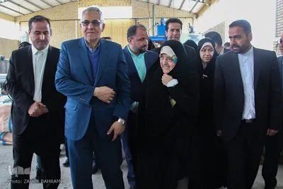 بازدید از شرکت سنگین بافت اراک با اشتغالزايی ويژه بانوان/عکاس: زهرا بهرامی