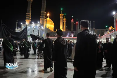 شب رحلت نبی مکرم اسلام(ص) در حرم بانوی کرامت