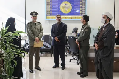 بازدید امیر سرتیپ فولادی از ایکنا 