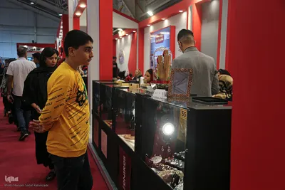 افتتاحیه نمایشگاه طلا و جواهر و رونمایی از سکه حرمین‎