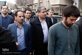 مراسم تشییع پیکر مرحوم «علیرضا تلیانی» خبرنگار ایسنا