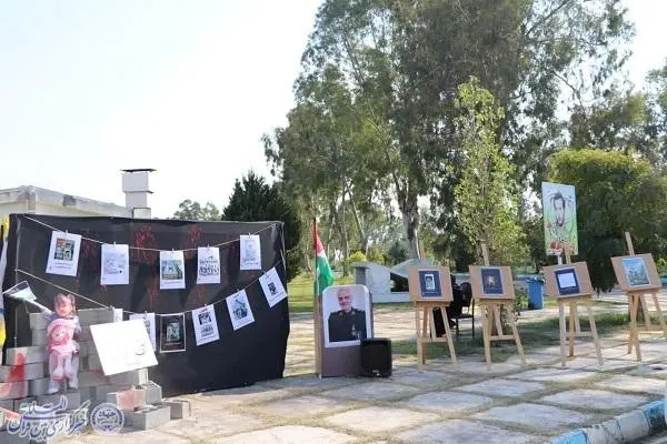 نمایشگاه«برای فلسطین» در دانشگاه مازندران