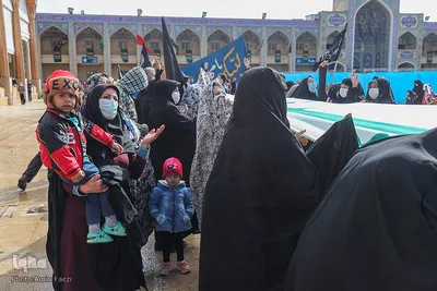 عزاداری سالروز شهادت حضرت زهرا(س)در حرم شاهچراغ(ع)