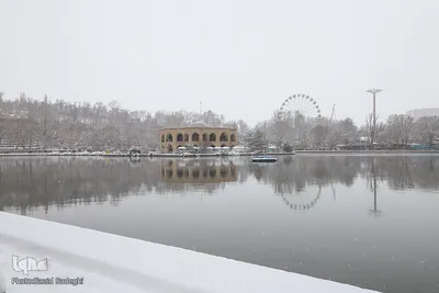 بارش اولین برف زمستان در تبریز‎‎
