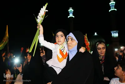 حرم کریمه اهل بیت(ع) در شب عید غدیر