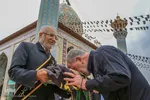 آیین تعویض پرچم آستان مقدس حضرت سید علاءالدین حسین(علیه السلام)‎‎