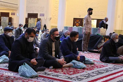 مراسم وداع با پیکر مطهر شهدای تازه تفحص شده در شیراز‎‎