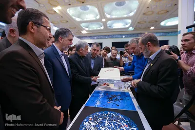 بازدید سیدعباس صالحی، وزیر فرهنگ و ارشاد اسلامی از بیست و هفتمین نمایشگاه قرآن کریم