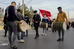 مراسم تشییع پیکر مطهر روحانی شهید مدافع امنیت در شیراز