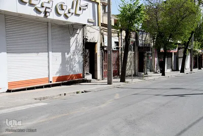 کرکره های پایین در شهرکرد