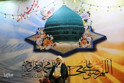 جشن مبعث درحرم امام موسی کاظم برادر امام رضا علیه السلام
