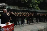 عکس | عزاداری هیئت انصارالحسین(ع) کرمانشاه در شب تاسوعا