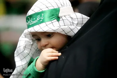 شیرخوارگان حسینی در حرم مطهر حضرت معصومه(س)