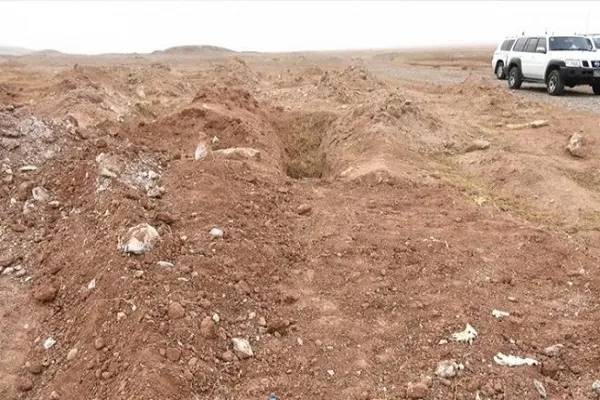 Irak'ta toplu mezar bulundu