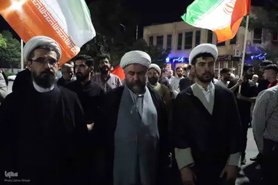 تجمع مردمی محکومیت تجاوز آمریکا به کشور در تبریز