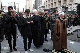 تجمع عزاداران فاطمی در میدان فاطمی