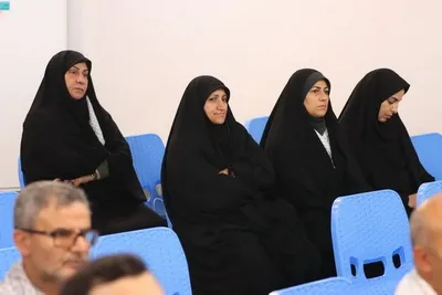 آیت‌الله محمدباقر محمدی لائینی در دیدار اعضای ستاد بزرگداشت هفته دفاع مقدس و جمعی از پیشکسوتان جهاد و مقاومت