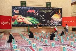 دستان کوچک «شیرخوارگان حسینی » یاری دهنده نیازمندان
