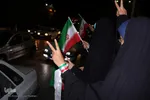 شادمانه پیروزی تیم ملی در شیراز