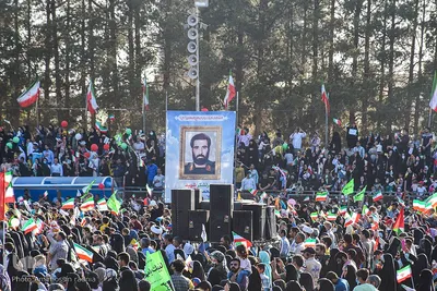 اجتماع عظیم همخوانی سرود سلام فرمانده در بیرجند